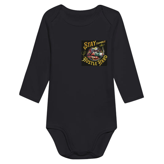 Classic Baby Long Sleeve Bodysuit - Print Material - RVM Customs LLC