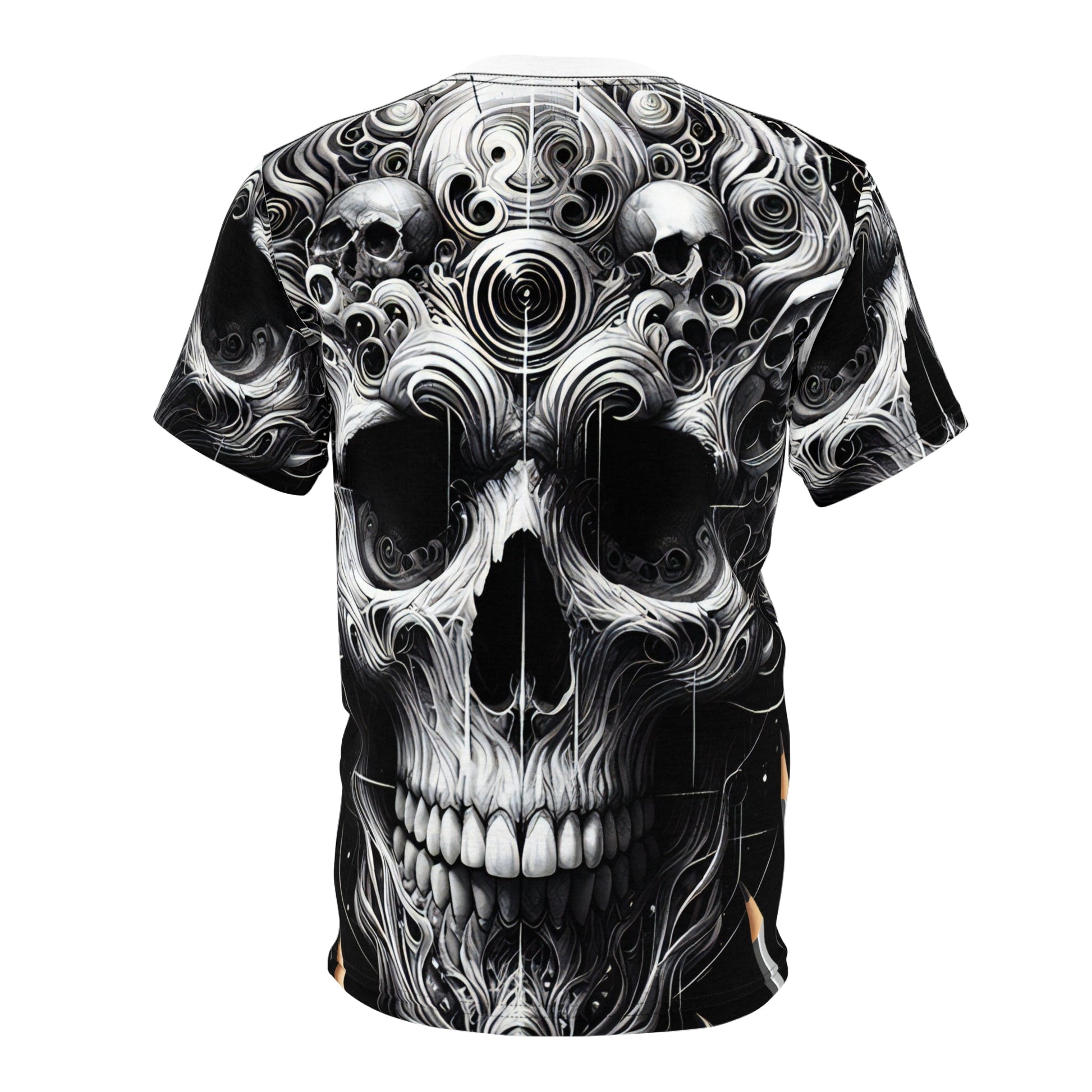 "Edgy Gothic Skull Elegance" - Tee - All Over Prints - RVM Customs LLC