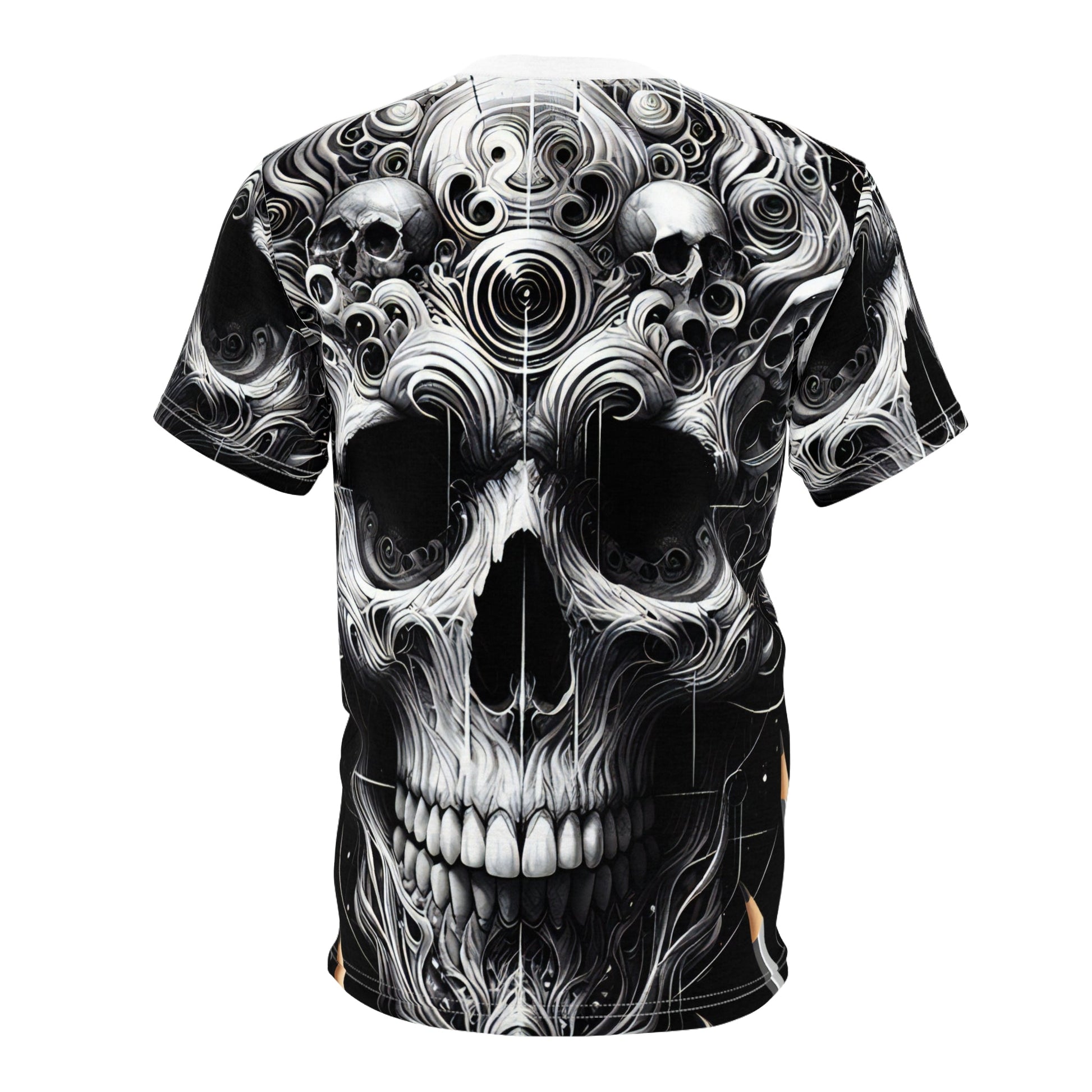 "Edgy Gothic Skull Elegance" - Tee - All Over Prints - RVM Customs LLC