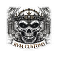 Edgy Skull Kiss - Cut Stickers | Dark Art Decal for Laptops, Water Bottles, Gifts for Goth Enthusiasts, Customizable Stickers - Paper products - RVM Customs LLC