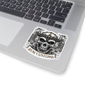 Edgy Skull Kiss - Cut Stickers | Dark Art Decal for Laptops, Water Bottles, Gifts for Goth Enthusiasts, Customizable Stickers - Paper products - RVM Customs LLC