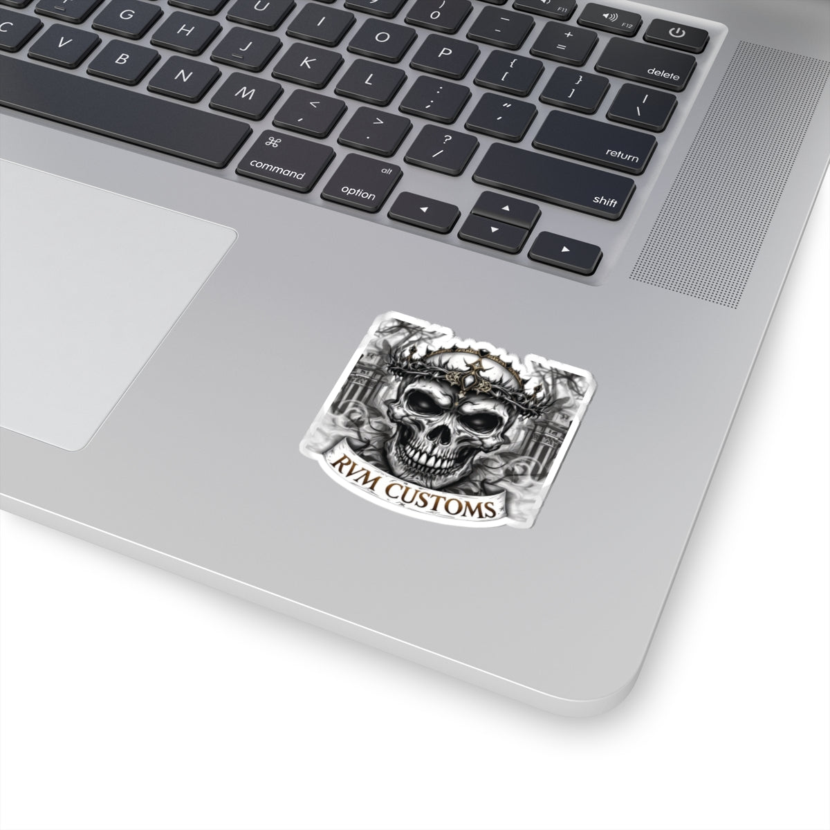 Edgy Skull Kiss - Cut Stickers | Dark Art Decal for Laptops, Water Bottles, Gifts for Goth Enthusiasts, Customizable Stickers - Paper products - RVM Customs LLC