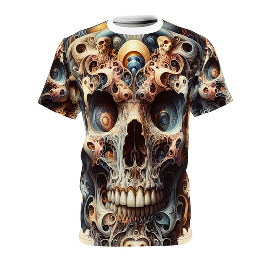 "Mystic Shadows Skull Tee" - Tee - All Over Prints - RVM Customs LLC