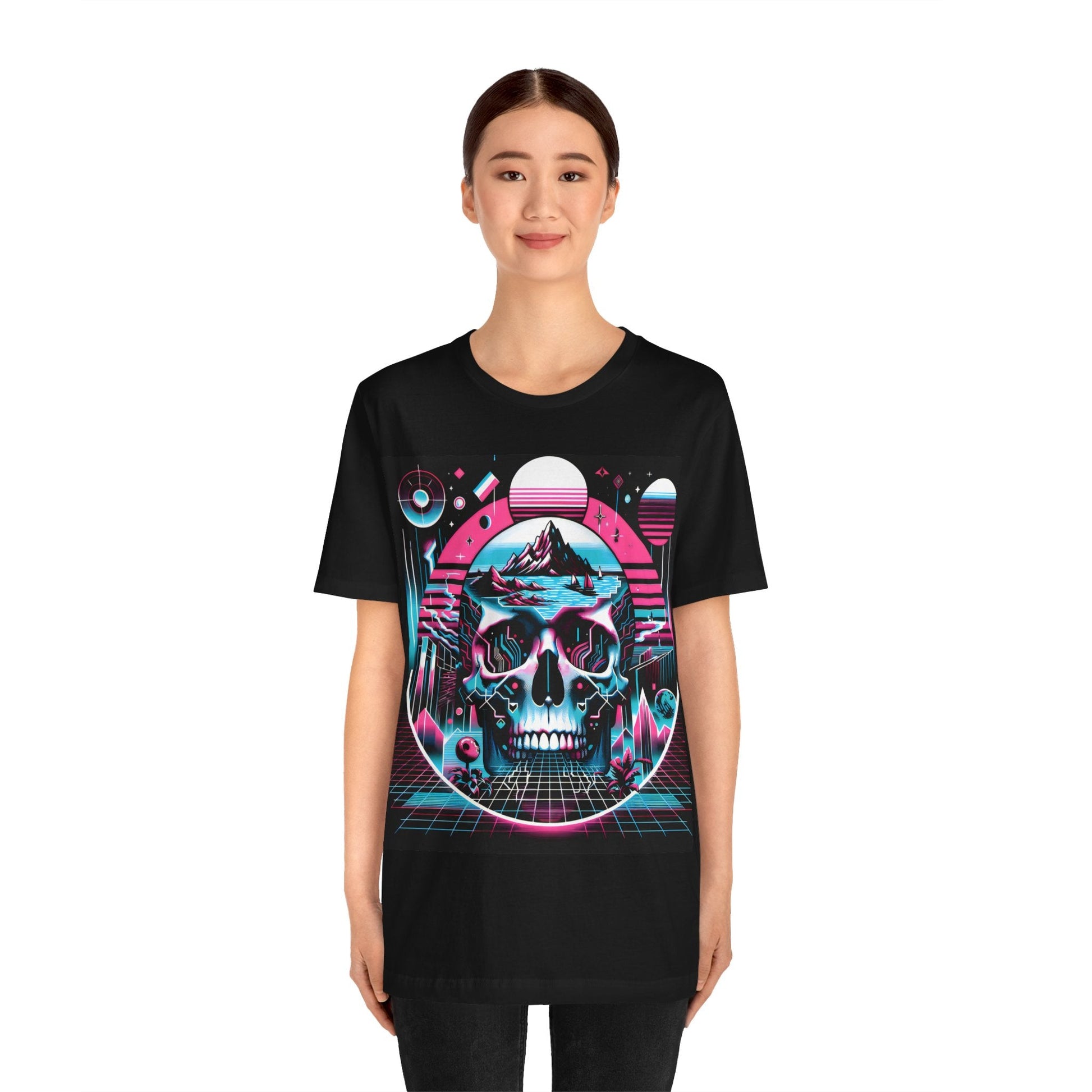 "Skull Serenity: A Fusion of Eternity & Elegance" - Tee - T-Shirt - RVM Customs LLC