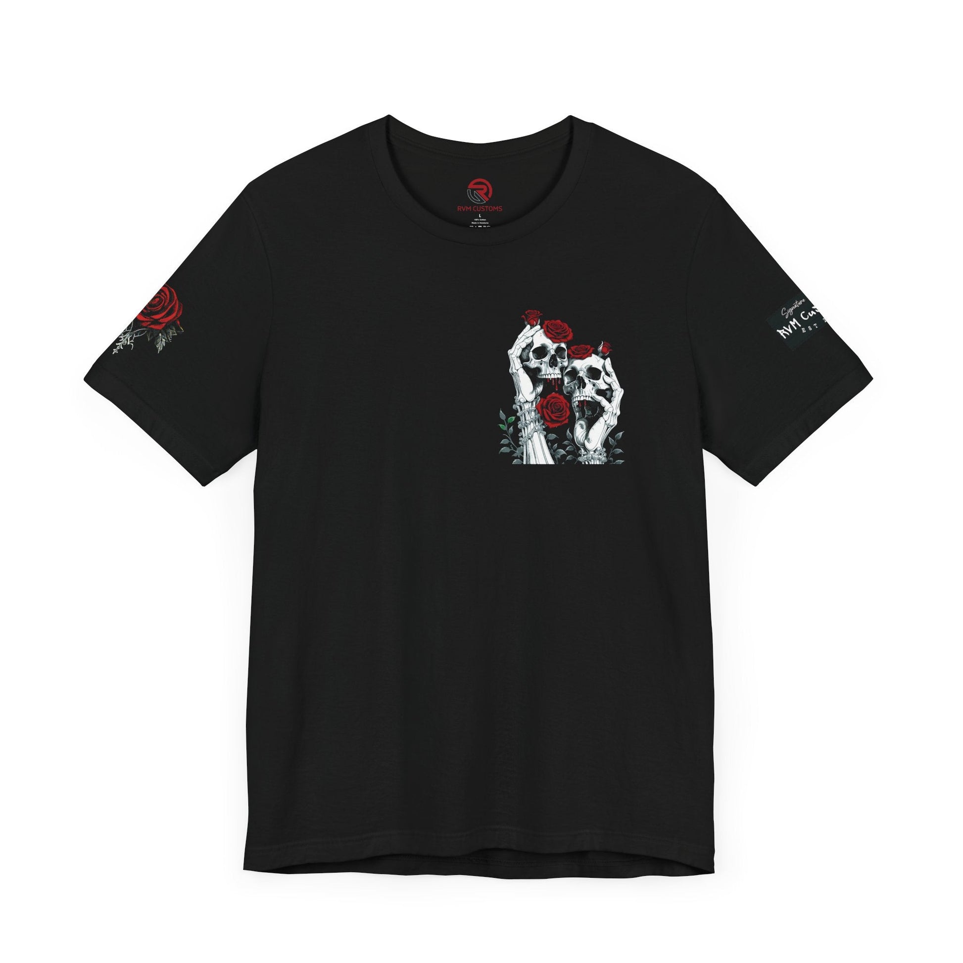 Skull Tee - Wild Hearts Never Die Unisex Jersey Short Sleeve - T-Shirt - RVM Customs LLC
