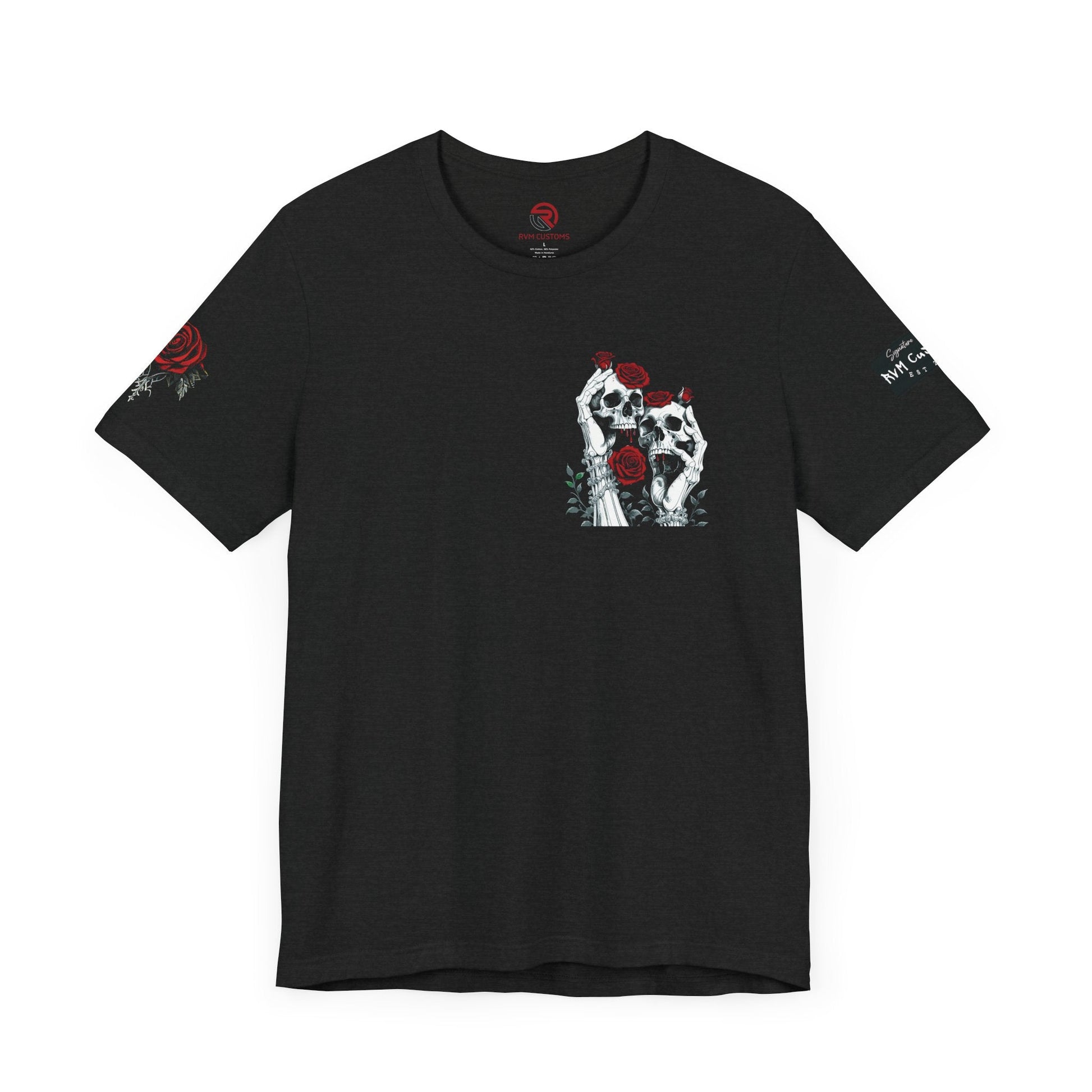 Skull Tee - Wild Hearts Never Die Unisex Jersey Short Sleeve - T-Shirt - RVM Customs LLC