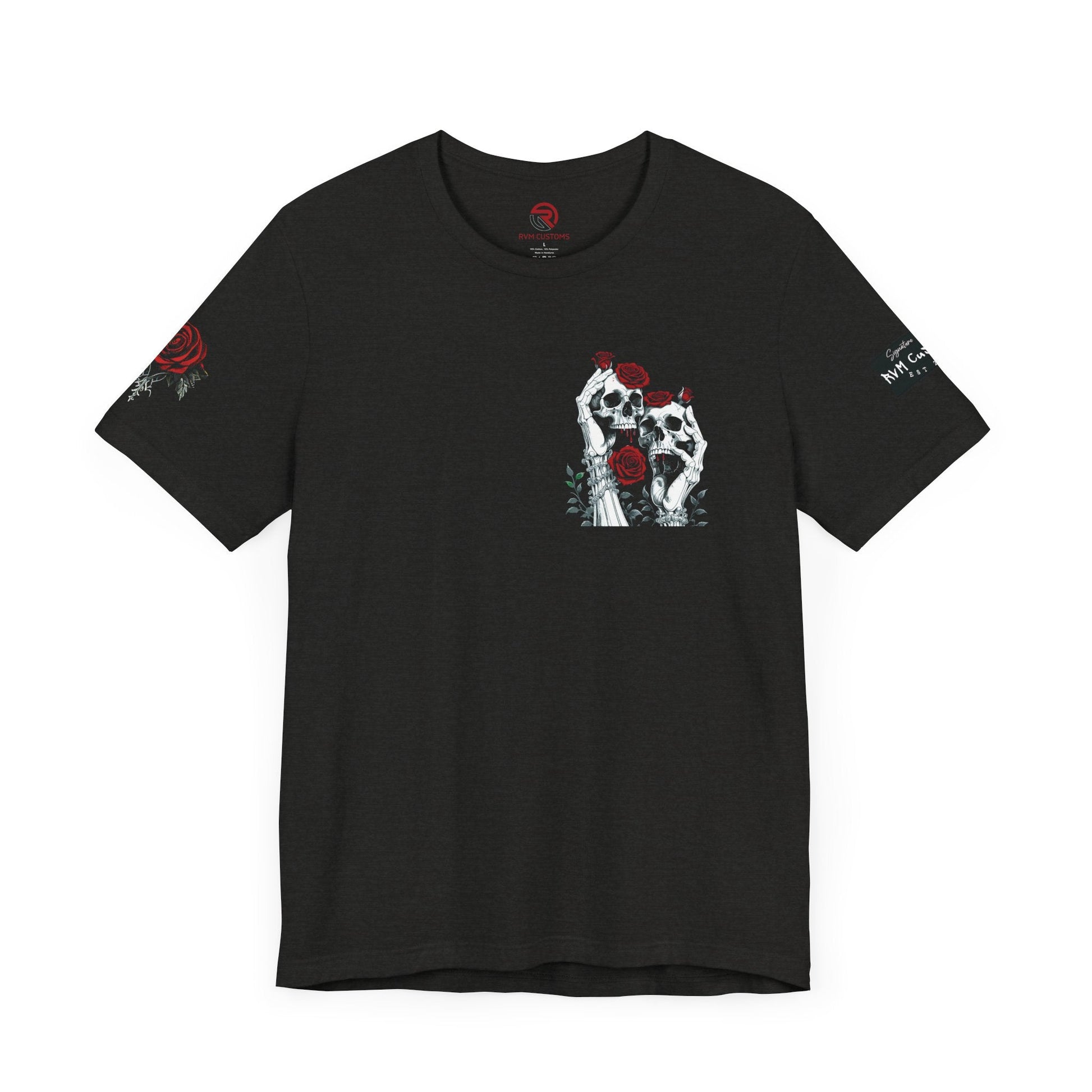Skull Tee - Wild Hearts Never Die Unisex Jersey Short Sleeve - T-Shirt - RVM Customs LLC