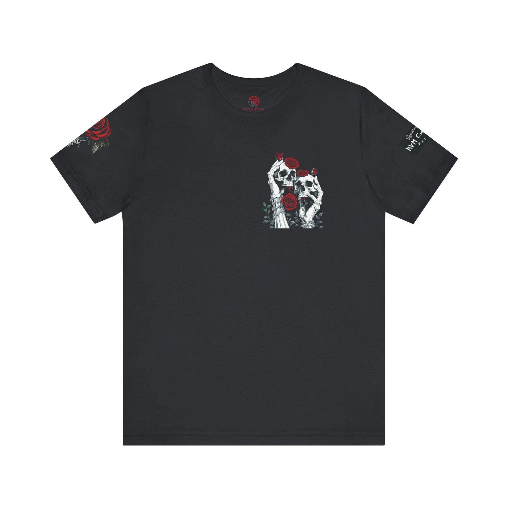 Skull Tee - Wild Hearts Never Die Unisex Jersey Short Sleeve - T-Shirt - RVM Customs LLC