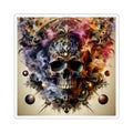 Vibrant Skull Kiss - Cut Stickers | Edgy Art, Laptop Decals, Festival Gear, Unique Gifts, Dark Aesthetic - Paper products - RVM Customs LLC