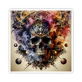 Vibrant Skull Kiss - Cut Stickers | Edgy Art, Laptop Decals, Festival Gear, Unique Gifts, Dark Aesthetic - Paper products - RVM Customs LLC